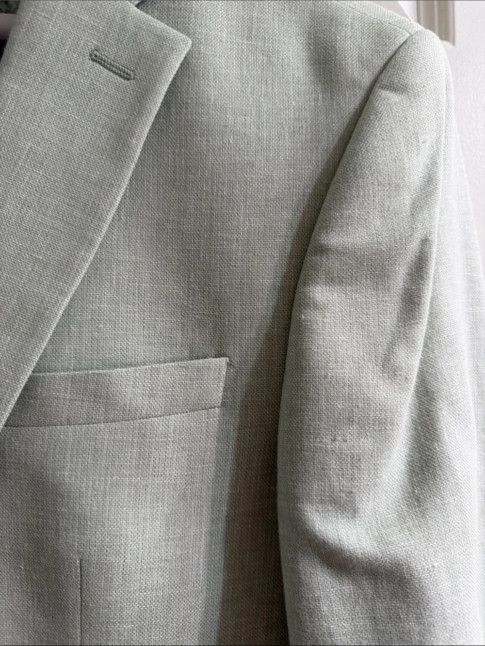 Bar III Light Sage Green Single-Breasted Sport Coat